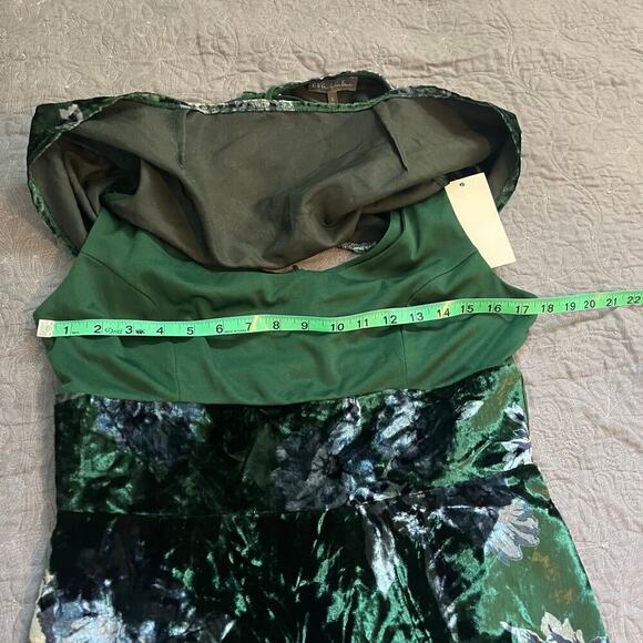 Eva Franco Green Velvet Parlor Rose Velvet
Sleeveless High Low Brie Dress 6 - Picture 7 of 10